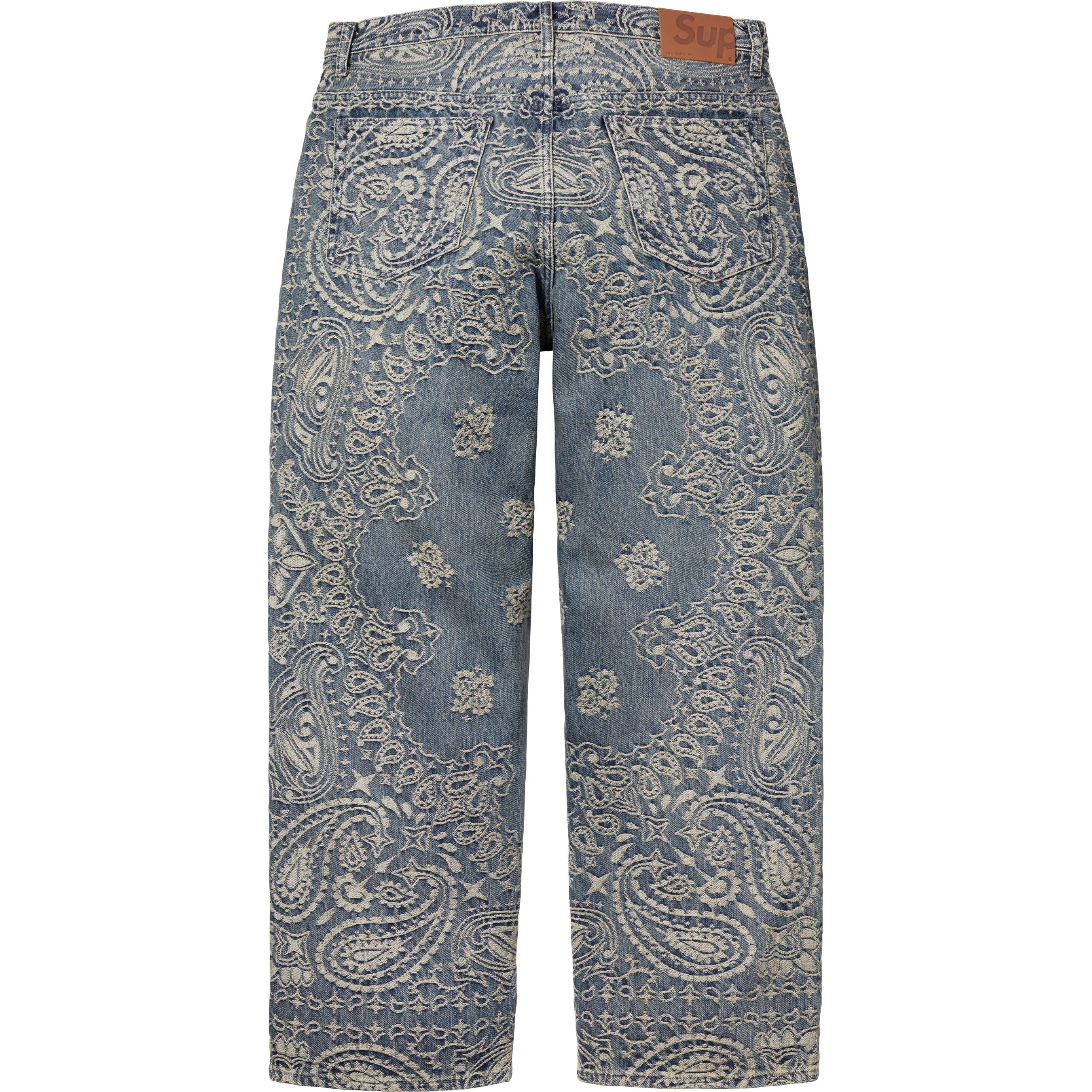 Bandana Jacquard Baggy Jean view 13